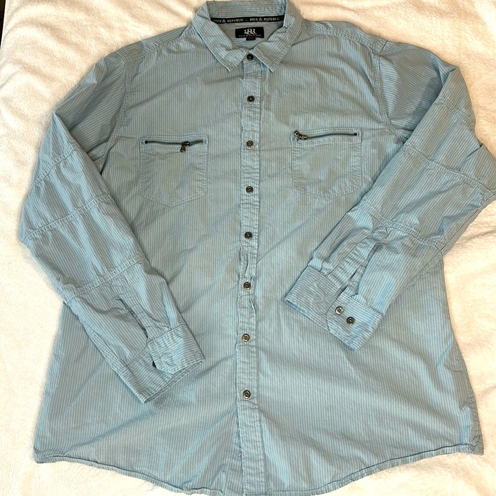 🔹Rock & Republic Long sleeve button down